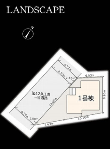 【仲介手数料０円】藤沢市羽鳥3丁目　新築一戸建ての区画図|【仲介手数料０円】藤沢市羽鳥3丁目　新築一戸建て