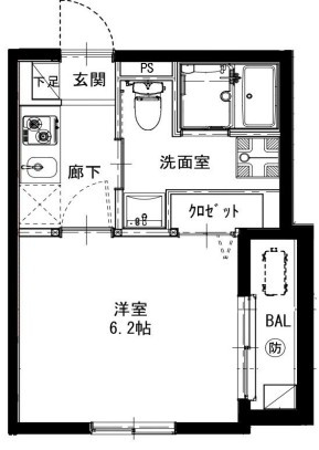 グランフェリオ川口の間取り