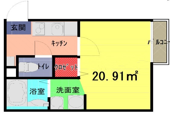 グッドシャインレジデンス西大宮の間取り