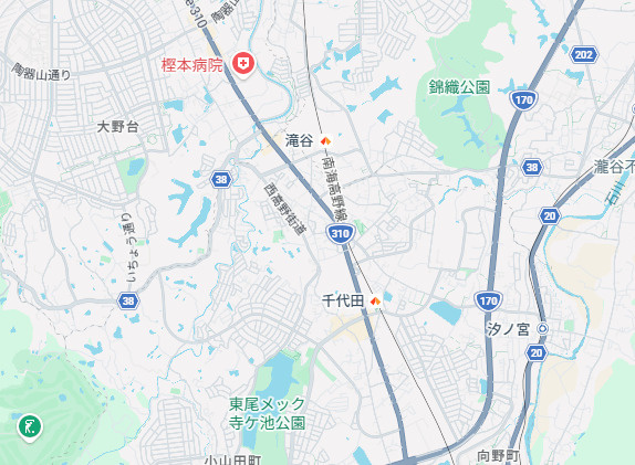 大阪狭山市大野東　第1期　新築一戸建ての地図