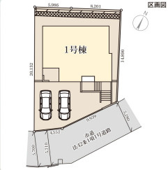 リーブルガーデン福岡市南区大平寺第二の区画図