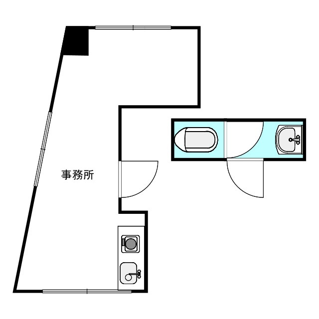 松屋ビルの間取り