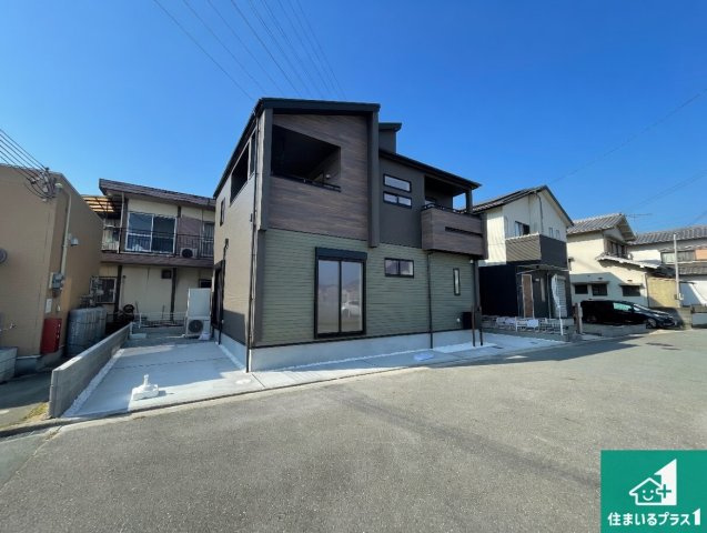 高砂市米田町米田新　新築一戸建ての外観|安心の10年保証！外観を美しく保ち、雨水で汚れを落とします！気になることがありましたら、お気軽にお問い合わせください！