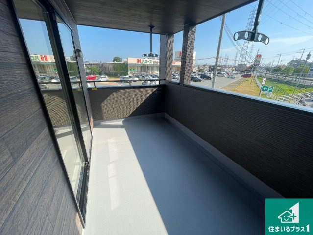 高砂市米田町米田新　新築一戸建てのバルコニー|日当たりのよいバルコニー！お部屋が開放的に！