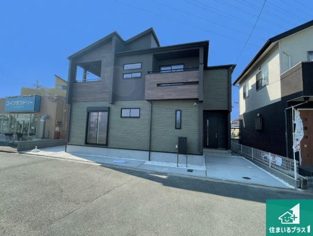 高砂市米田町米田新　新築一戸建ての外観|お客様に長く安心して住んでいだだける事にこだわった家づくり！住んでからのアフターサービスにもしっかりと取り組んでいます！