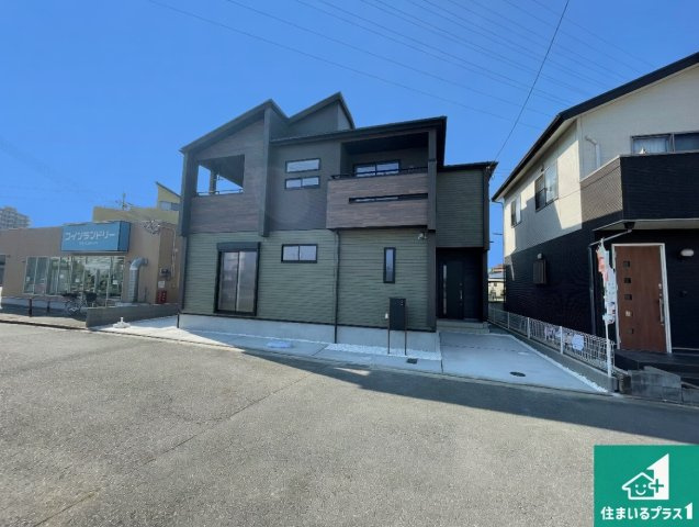 高砂市米田町米田新　新築一戸建ての外観|お客様に長く安心して住んでいだだける事にこだわった家づくり！住んでからのアフターサービスにもしっかりと取り組んでいます！