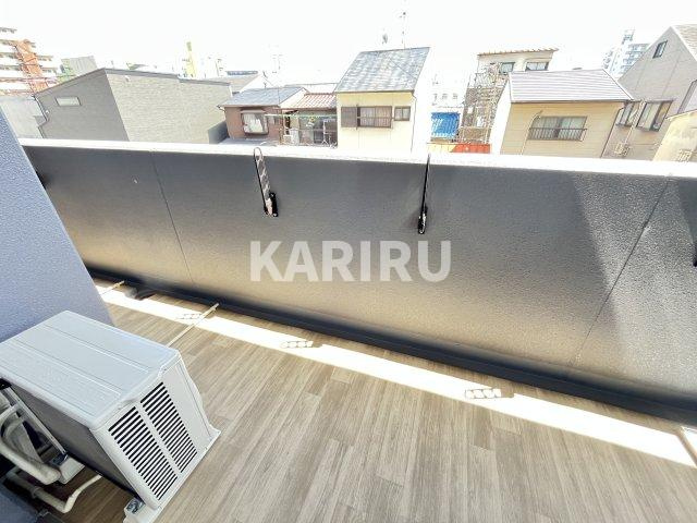 プレサンス東小橋エレディータのバルコニー