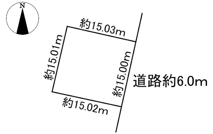 土地　大洞桐が丘2丁目の土地図