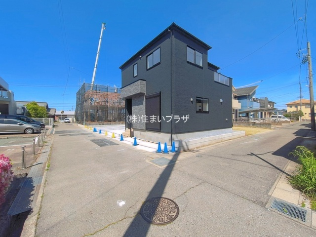 仲介手数料無料）一宮市木曽川町黒田第５－４の前面道路含む現地写真|前面道路含む現地写真です