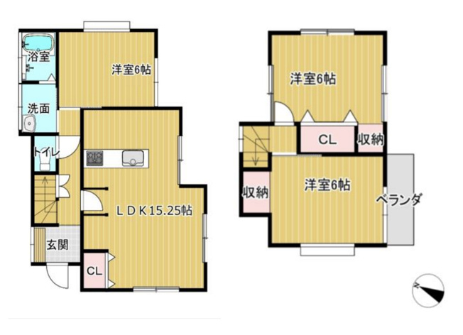 【間取り】 | 東松山市大字石橋　中古戸建