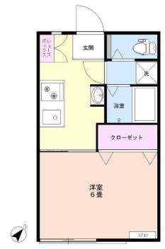 【間取り】 | コーポ茂手木