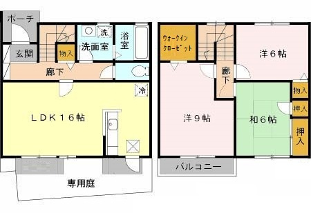 アルスクレストⅡ2棟の間取り
