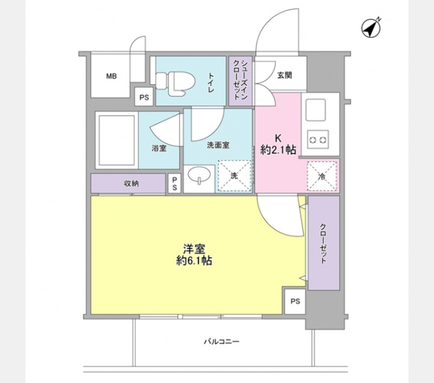 【間取り】 | スタイリオ中延駅前 | 間取