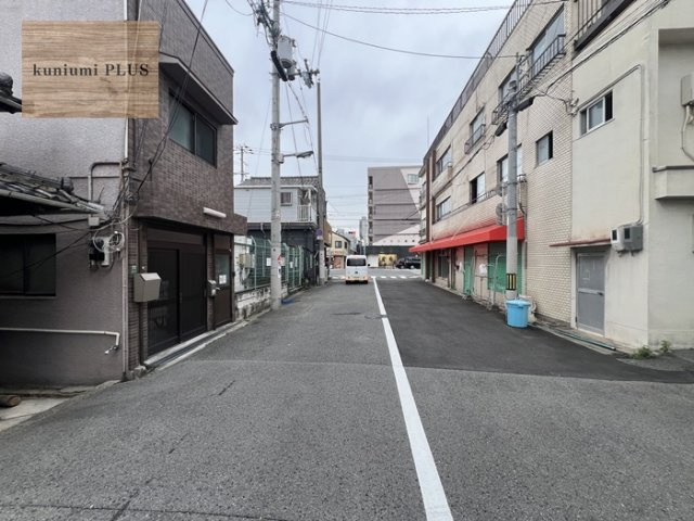 大阪市城東区東中浜2丁目の前面道路含む現地写真