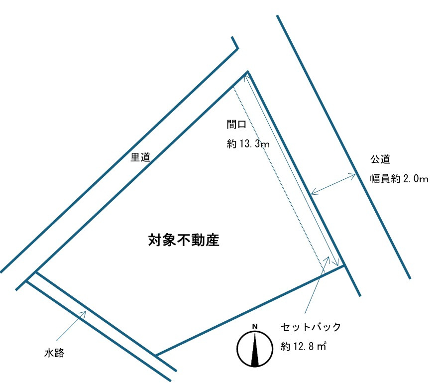 古江東町（C）　土地の土地図|前面道路は通り抜けができないため、交通量が制限され、小さなお子様のいるご家族にも安心な住環境です。