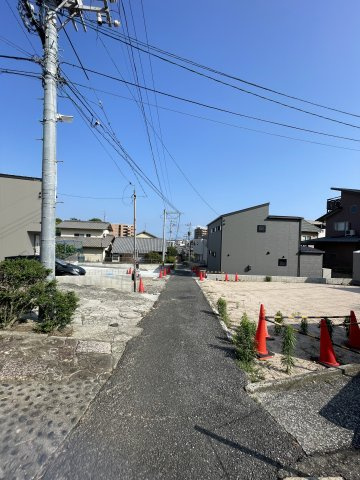 古江東町（C）　土地の前面道路含む現地写真|陽当たり良好な敷地です。