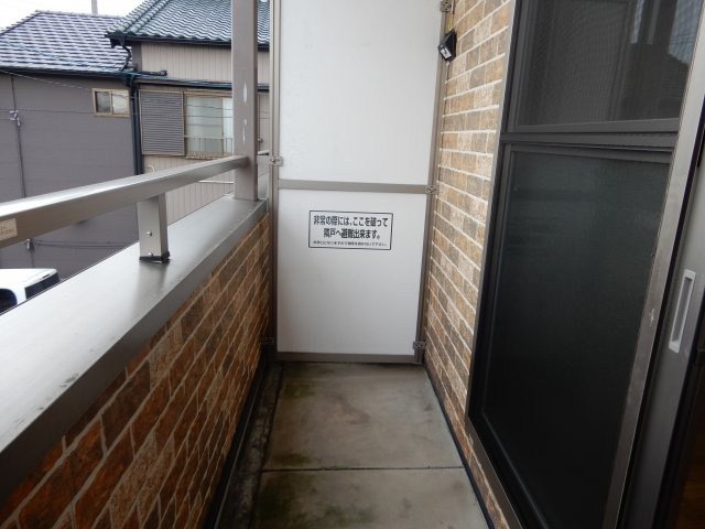 コスモリヴェールのバルコニー