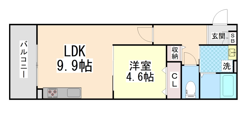 ＭＯＣＸＩＯＮ御影の間取り