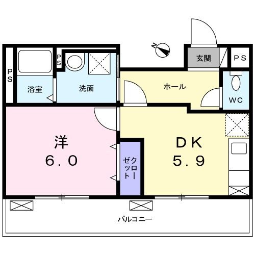 エレガンス新横浜の間取り