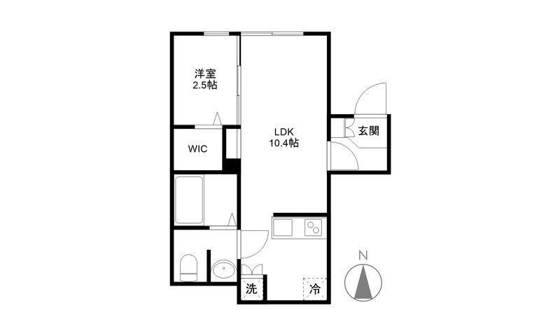KLEIS竹ノ塚の間取り