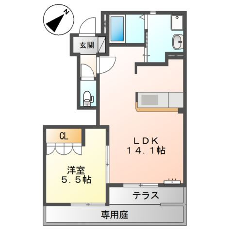 グレイスヴィラ・アラタニの間取り