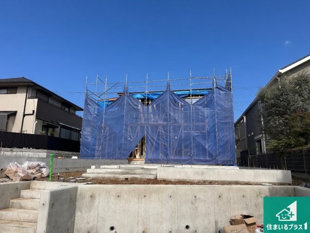 明石市太寺大野町　第1期　新築一戸建ての外観|周辺は落ち着いた街並みの住宅地！子育てがしやすい住環境です！まだ未完成ですが、現地でしかわからない事もございます。是非一度ご覧ください。