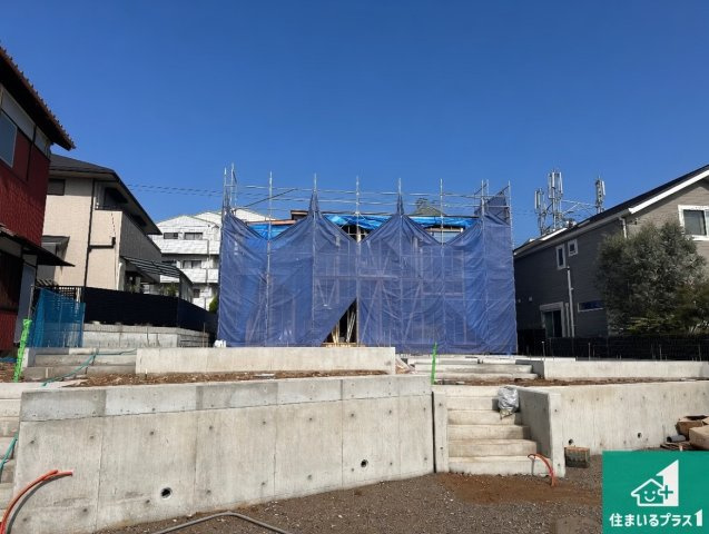 明石市太寺大野町　第1期　新築一戸建ての前面道路含む現地写真|周辺は落ち着いた街並みの住宅地！子育てがしやすい住環境です！まだ未完成ですが、現地でしかわからない事もございます。是非一度ご覧ください。