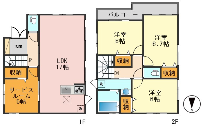 Sumai-to葛飾区西水元04の間取り