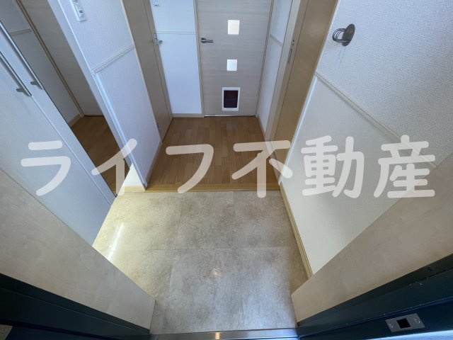 アプリコットこさかの玄関|明るい玄関です