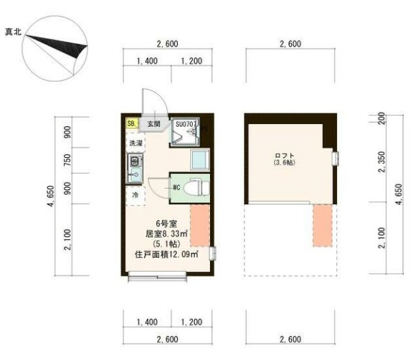 【間取り】 | ＣｏｚｙＨｏｕｓｅ南阿佐ヶ谷　