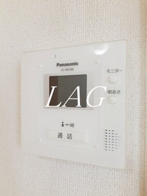 【セキュリティ】 | アルカンシェル | モニター付きインターフォンです。
