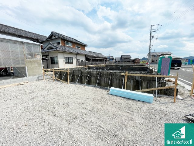 ★5(土)6(日)現地見学可能！★東近江市中野町　全2邸の外観|現在の進捗状況です！順調に作業進行中、完成が待ち遠しいです！詳細の間取り等、お気軽にお問い合わせください！