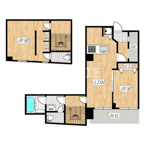 パレ・ジューエの間取り|2LDKのお部屋です☆彡