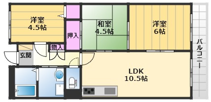【間取り】 | コートボナール