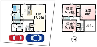 【間取り】 | 瀬田5丁目