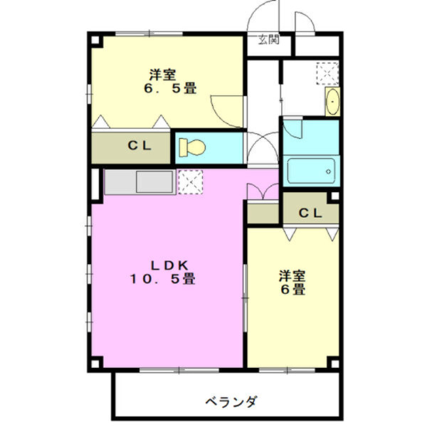 セジュール砂川の間取り