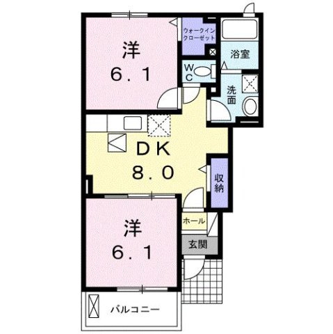 【間取り】 | サンリット桜園　Ⅱ