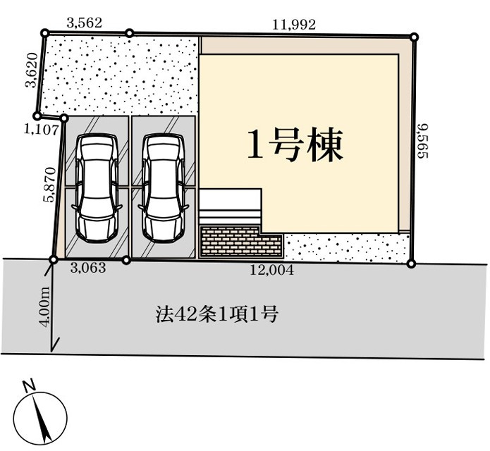 Livele Garden.S　熊谷別府第5の区画図|図面と現況が異なる場合、現況を優先とします。