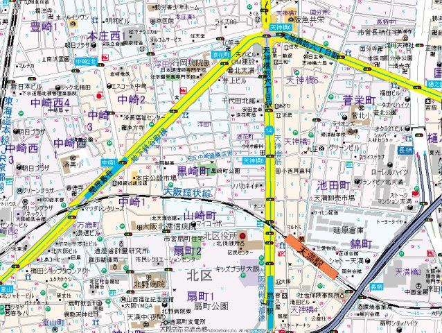 【地図】 | Bee-parQ（ビーパルク）扇町