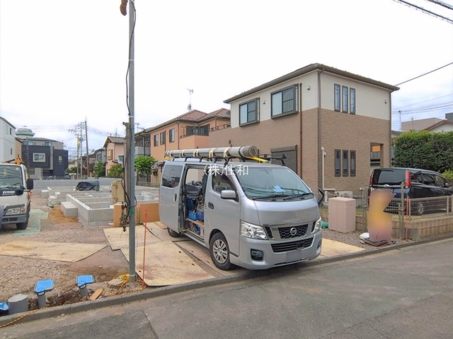 【新築分譲住宅】富士見市上沢1丁目の前面道路含む現地写真