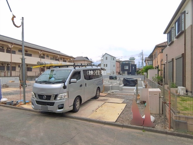 【新築分譲住宅】富士見市上沢1丁目の前面道路含む現地写真