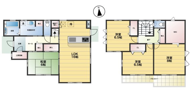 【間取り】 | 行田市大字前谷　中古戸建