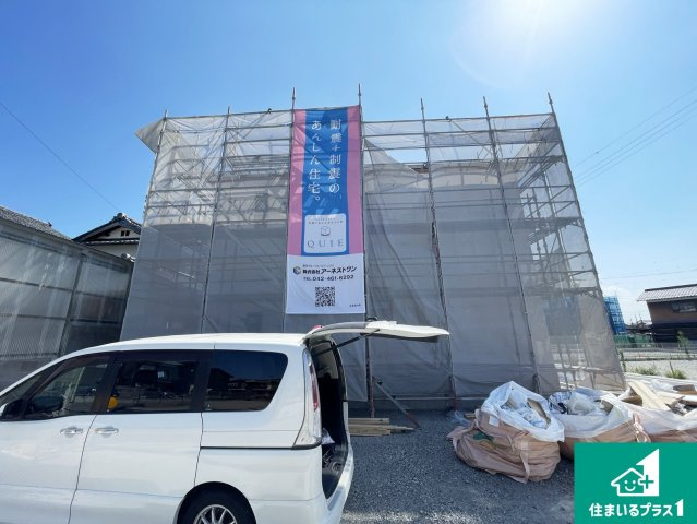 東近江市中野町　第2期　新築一戸建ての外観|現在の進捗状況です！順調に作業進行中、完成が待ち遠しいです！詳細の間取り等、お気軽にお問い合わせください！