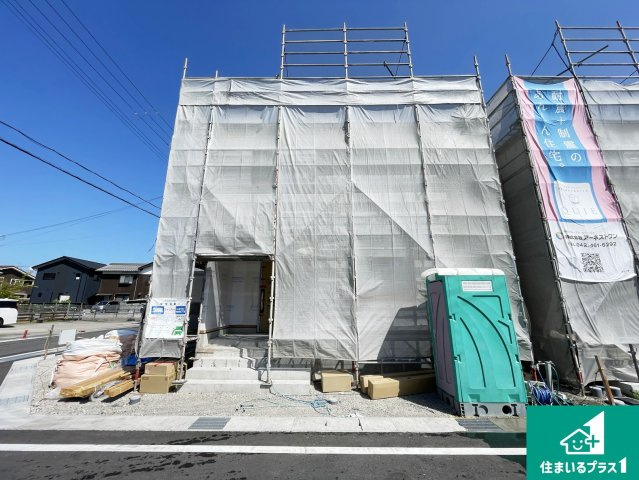 東近江市中野町　第2期　新築一戸建ての外観|現在の進捗状況です！順調に作業進行中、完成が待ち遠しいです！詳細の間取り等、お気軽にお問い合わせください！
