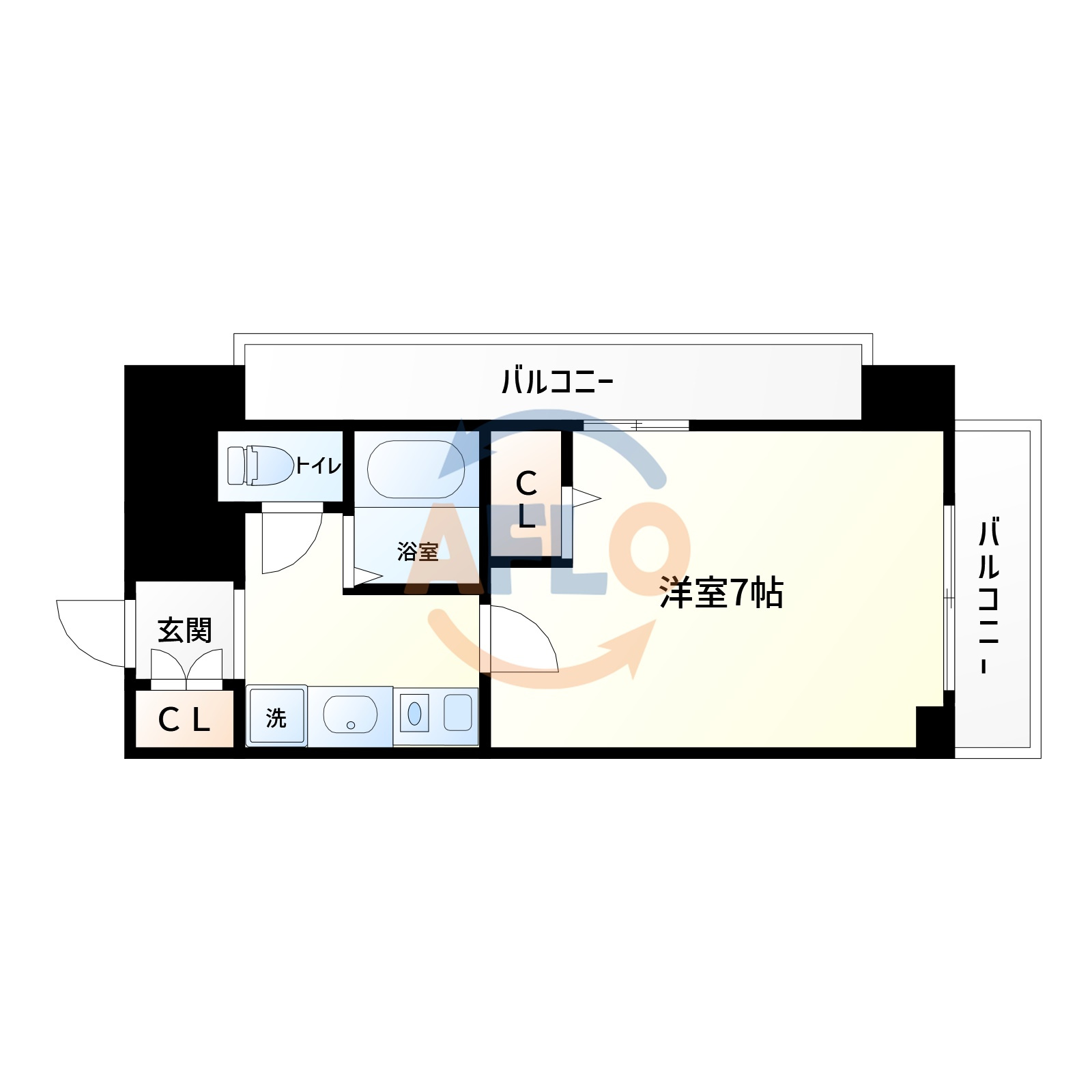 エスリード福島駅前の間取り|エスリード福島駅前　間取り