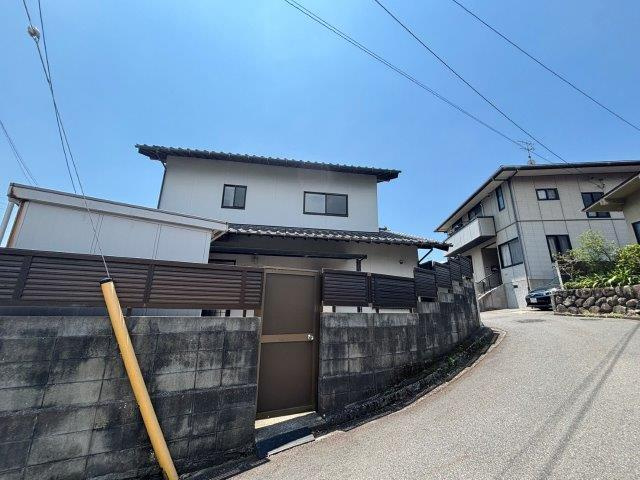 廿日市市平良１丁目の前面道路含む現地写真