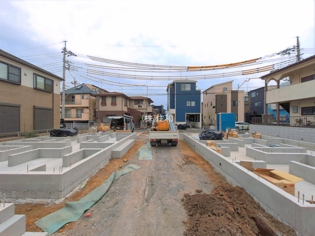 【新築分譲住宅】富士見市上沢1丁目の前面道路含む現地写真