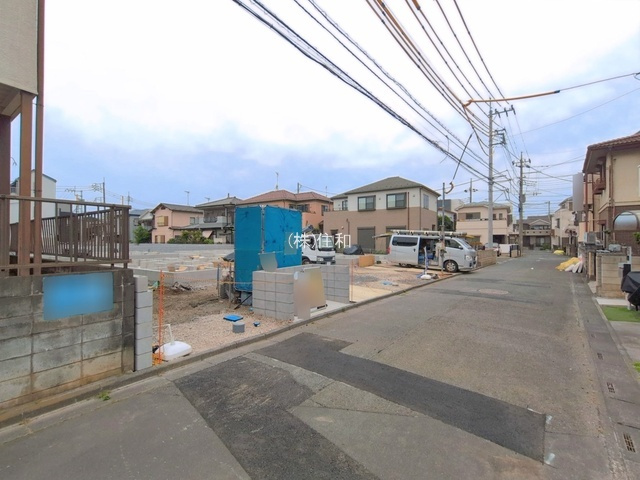 【新築分譲住宅】富士見市上沢1丁目の前面道路含む現地写真