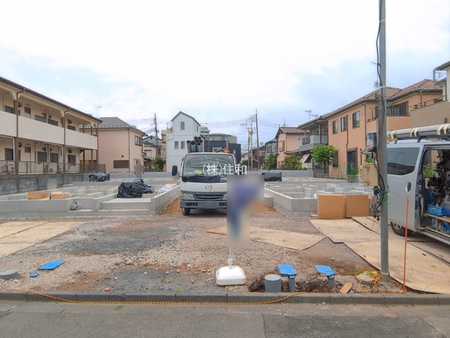 【新築分譲住宅】富士見市上沢1丁目の前面道路含む現地写真