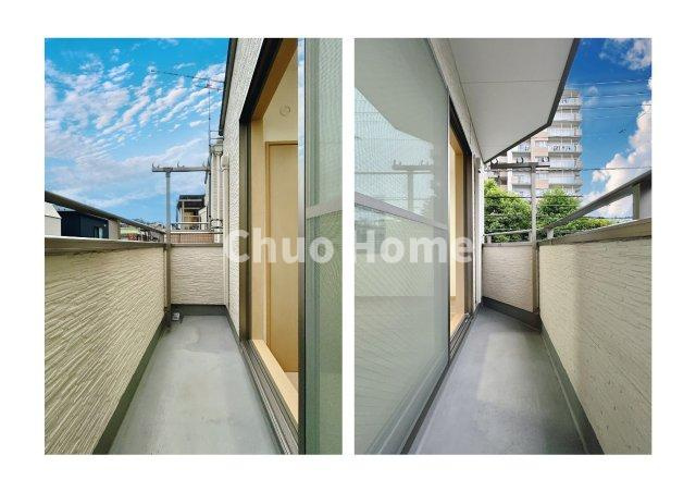 荒川区西尾久8丁目中古住宅のバルコニー|バルコニー×2